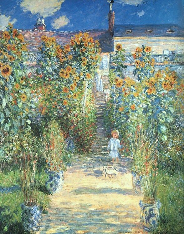 Claude Monet The Artist Garden at Vetheuil